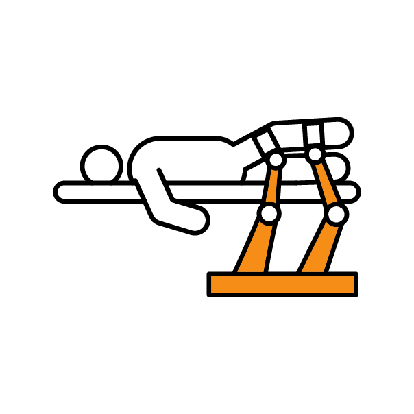 pacjent podczas rehabilitacji